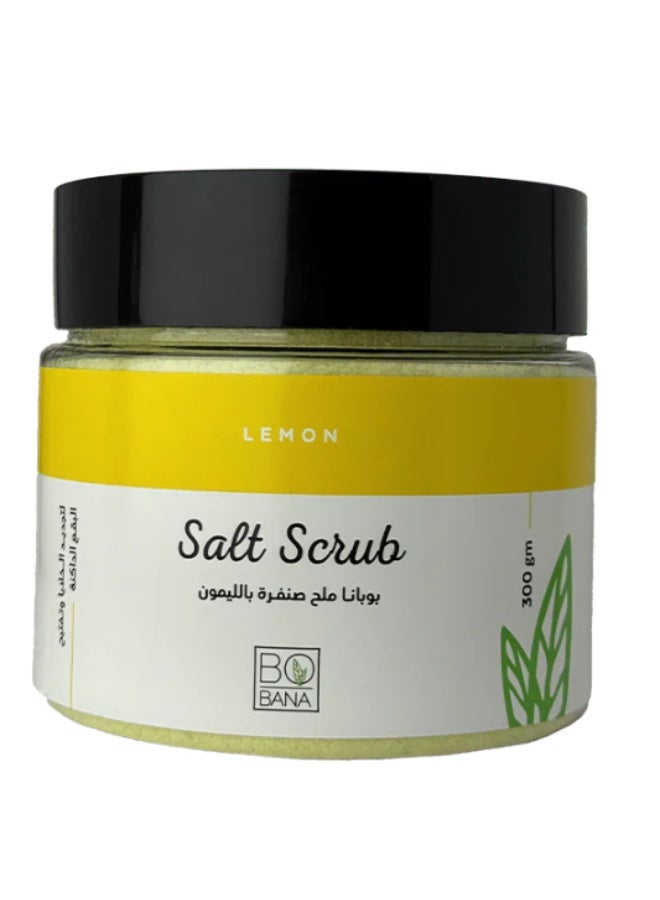 بوبانا مقشر الجسم الفاخر بملح الليمون، (300 مل) - لبشرة ناعمة كالحرير - Image 1