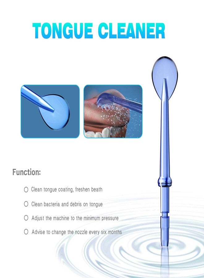 Pinkind Tongue Cleaner Tip for Waterpik Water Flosser, Tongue Scraper Attachment Replacement for Waterpik Water Flosser, 3PCS - Image 3