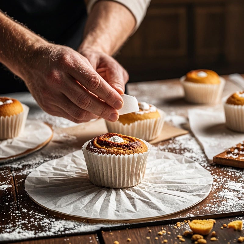 Hzyxgs Natural Cupcake Liners 500 Count,Non-stick Mini Cupcake Liners White Muffin Liners Greaseproof No Wrappers Baking Cups (Mini Size) - Image 5