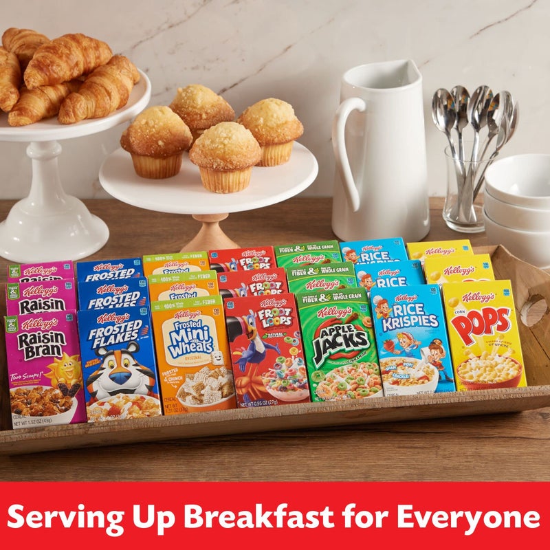 Kellogg's Cold Breakfast Cereal, Bulk Pantry Staples, Kid Snacks, Variety Pack (48 Boxes) - Image 3