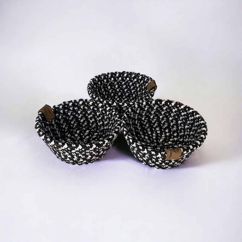 My Doğa Store 3 Piece Presentation Cookie Set Jute Wicker Presentation Container - Image 2
