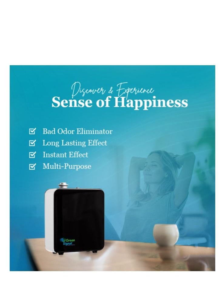Green Signal - Premium Green Signal Aroma Oil Diffuser Fragrance Machine - Bluetooth - Mini (Silver) - Image 1