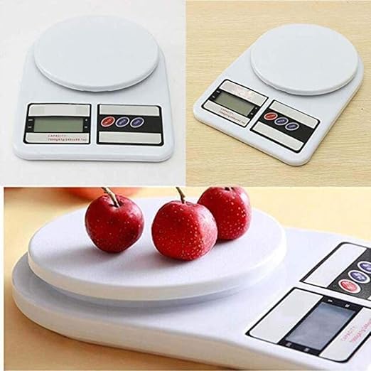 ARUI Digital Kitchen Food Weighing Scale For Healthy Living Home Baking Cooking Fitness Balanced Diet 1 Year Warranty 10Kg x 1gms with 2 Batteries IncludedColor May vary - Image 4