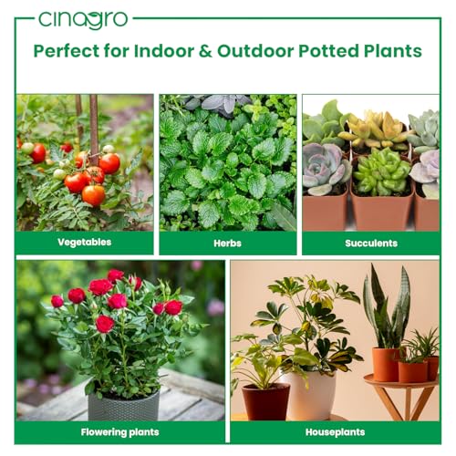 Cinagro Plant Food Sticks, Pack of 20, Slow Release Fertilizer, Natural Magic Stick for Indoor & Outdoor Potted Plants, Organic Sticks for Plants, Promotes Healthy Growth, Beautiful Flowers & Fruits - Image 2