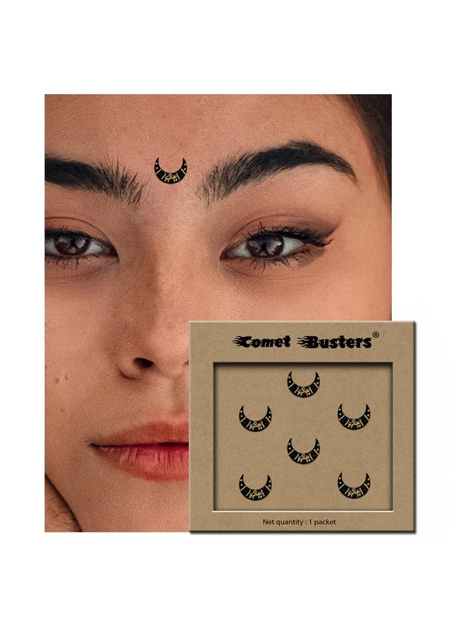 Comet Busters Handcrafted Fancy Black Moon Bindis (Bv2205) - Image 4