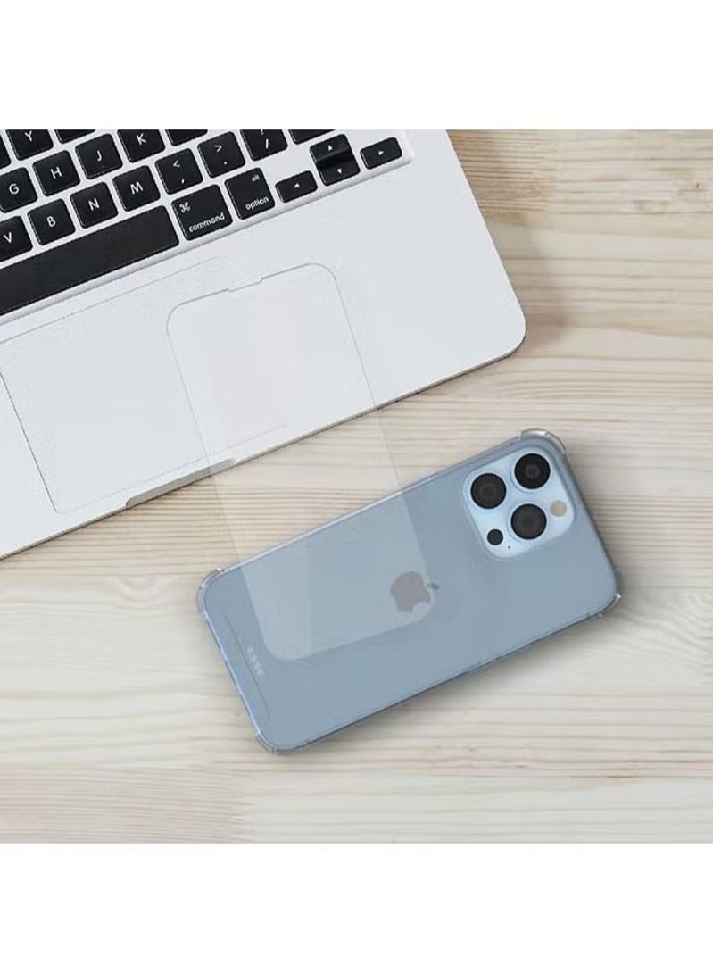 Zaboon Clear Drop Case & Tempered Glass-Bundle Compatible With - iPhone 13 Pro Max /Reinforced Corners/Shock-Absorption Flexible Case/Ultra-clear High Definition Tempered Glass Clear - Image 2