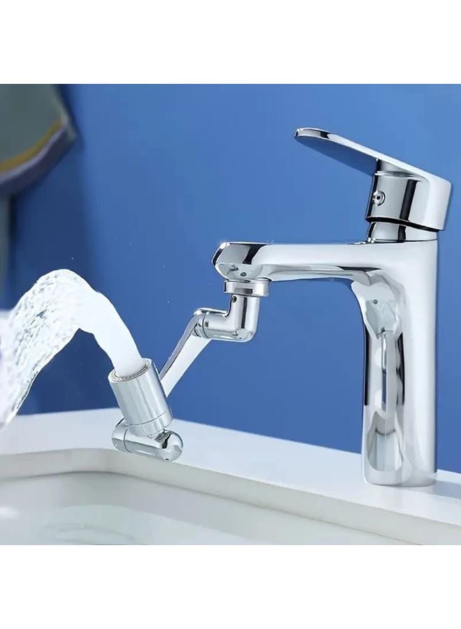 Stainless Steel Swivel Faucet 1440 Degree Rotating Splash Proof Design With Installation Tools - Image 2