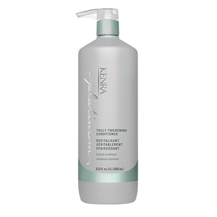 Kenra Platinum Truly Thickening Conditioner | Full Body Conditioner | Volumizing | Improves the Look of Density for Fuller Hair | Lightweight | Sulfate-Free| Color Safe |All Hair Types |33.8. fl. oz. - Image 1