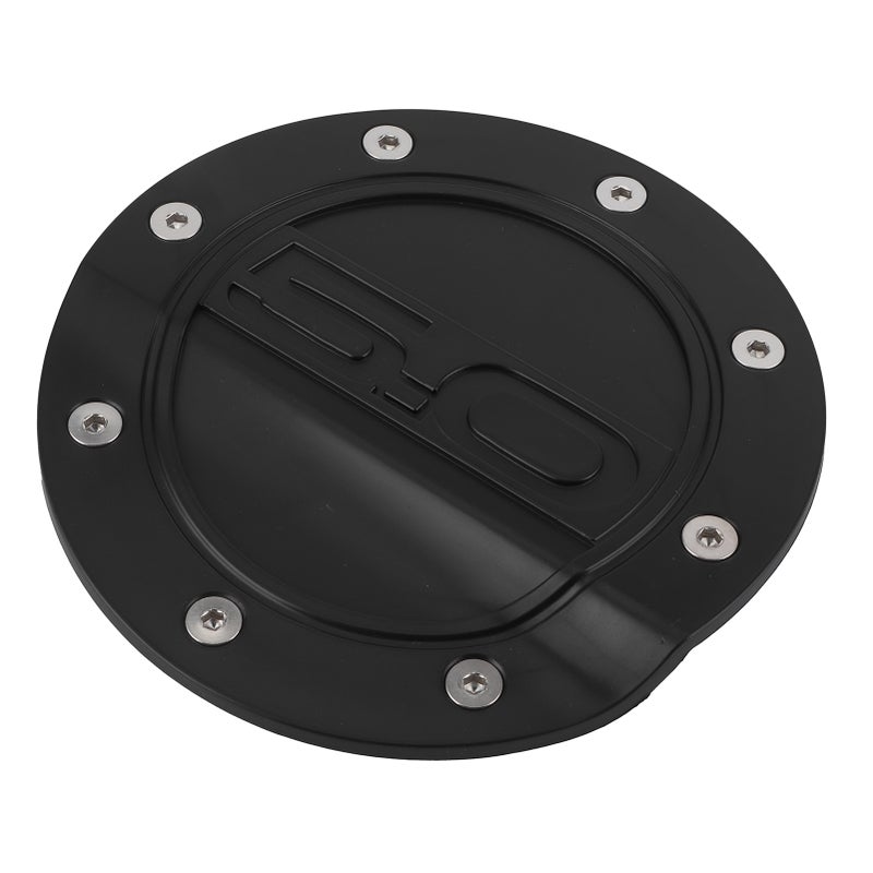 Fuel Door Cover Gas Tank Cap Lid Black Fit for Ford Mustang All Model 2015‑2021 - Image 1