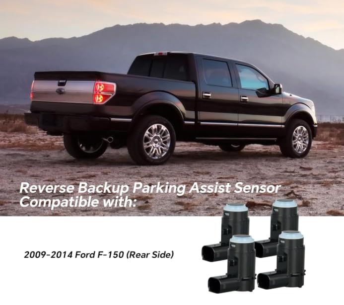 Malcayang 4 Pcs Parking Assist Backup Sensor for Ford F-150 2009-2014 - Image 5
