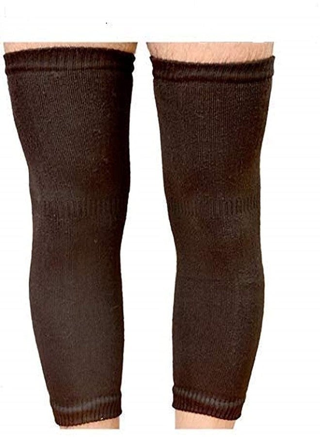 F Y V Unisex Woolen Leg Warmer Knee Cap | Elastic Support Warm & Winter Protector Leg Knee Caps Brace for Men & Women - Fully Stretch - Image 1