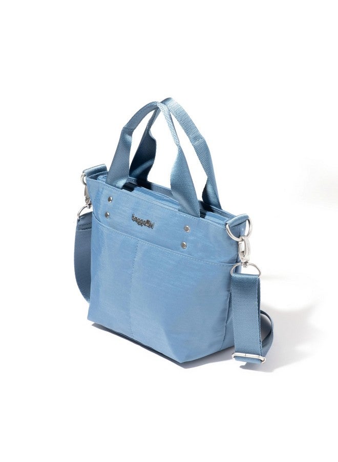 Baggallini Mini Carryall Tote Bag - Women's Crossbody Handbags with Top Handles - Small Tote Bag Cross Body Purse - Image 1