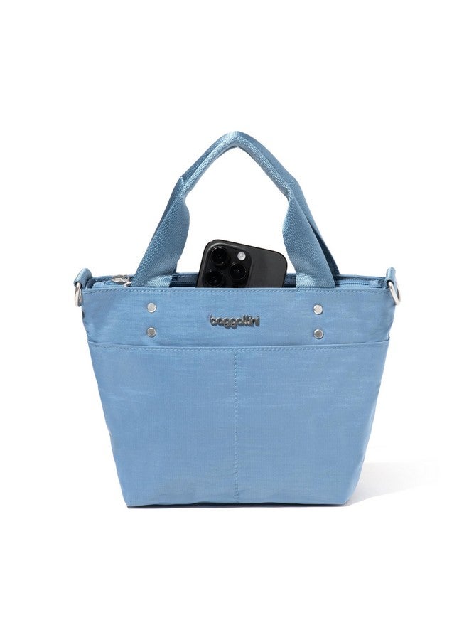 Baggallini Mini Carryall Tote Bag - Women's Crossbody Handbags with Top Handles - Small Tote Bag Cross Body Purse - Image 3