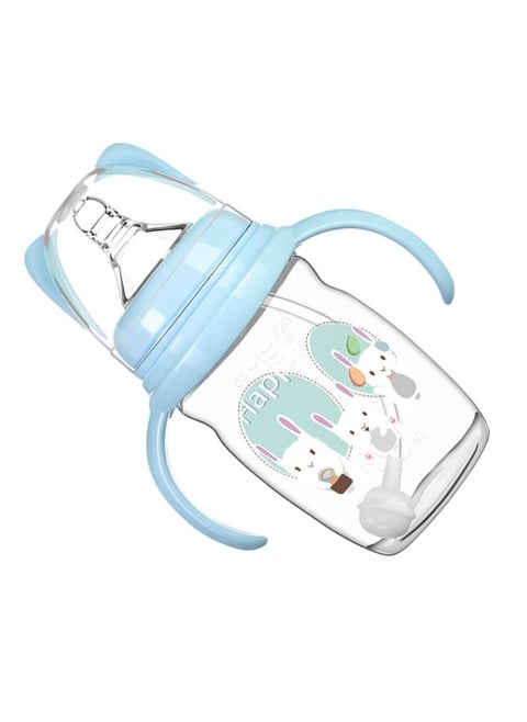 Baby Feeding Bottle PP 330ml with Extra Soft Nipple and Handle - Assorted Color