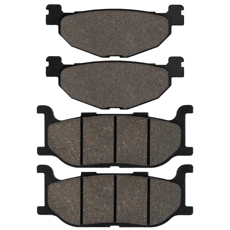 SOLLON Front and Rear Brake Pads for Yamaha Majesty 400 YP400 YP 400 2005 2006 2007 2008 2009 2010 2011 2012 2013