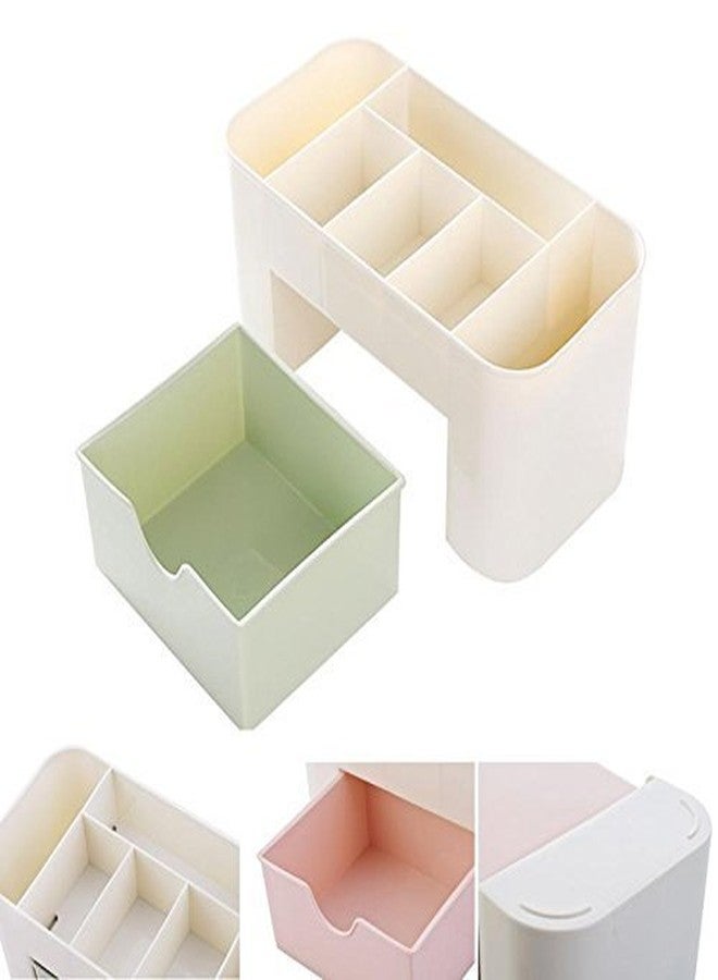 GBEX Cosmetic Storage Box Multi Functional Desktop Storage Boxes Drawer Makeup Organizers Storage Boxes - Image 2