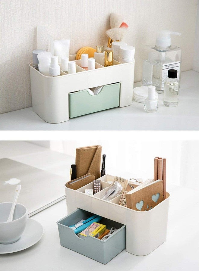 GBEX Cosmetic Storage Box Multi Functional Desktop Storage Boxes Drawer Makeup Organizers Storage Boxes - Image 3