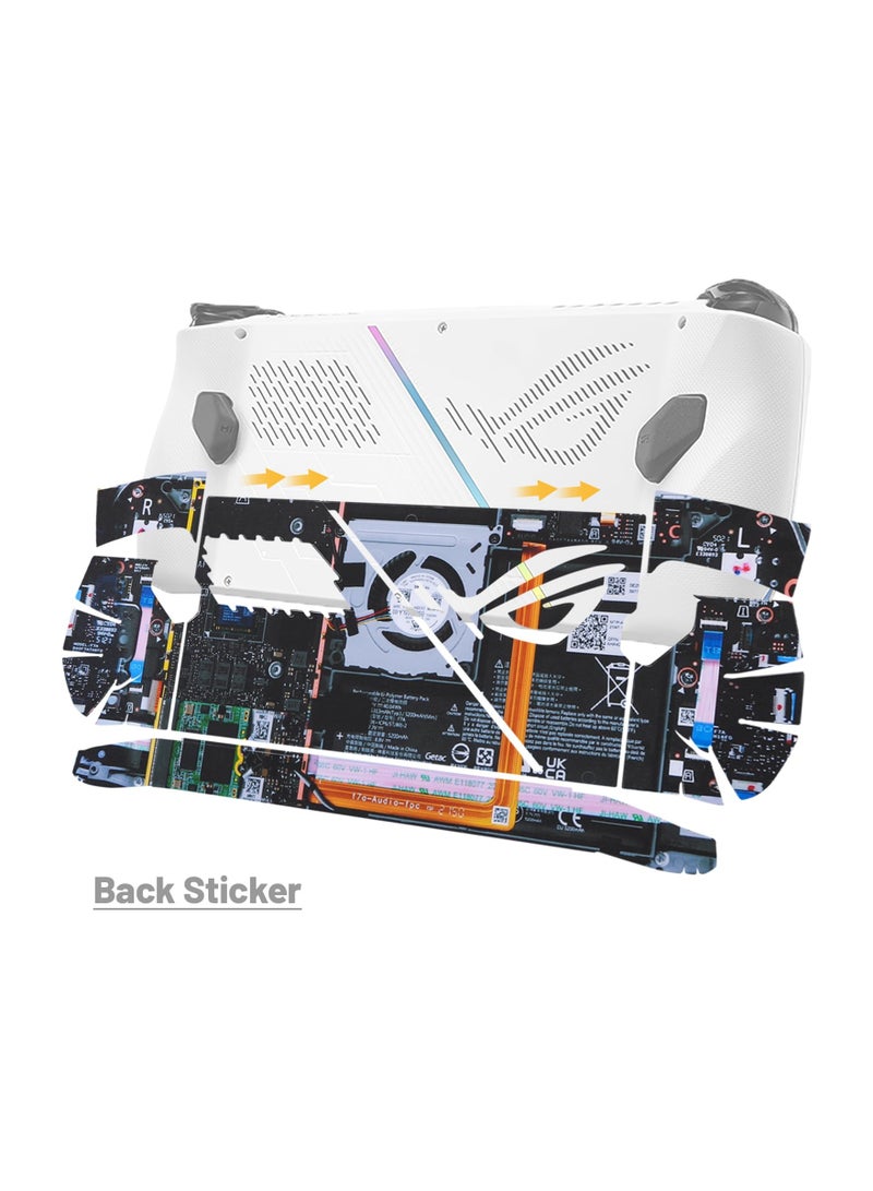 SOLARAE Protective Skin Decal Fit for ROG Ally, Custom Stickers Vinyl Wraps Fit for ROG Ally Gaming Handheld, 2023 New Game Console Sticker Skin - Image 4