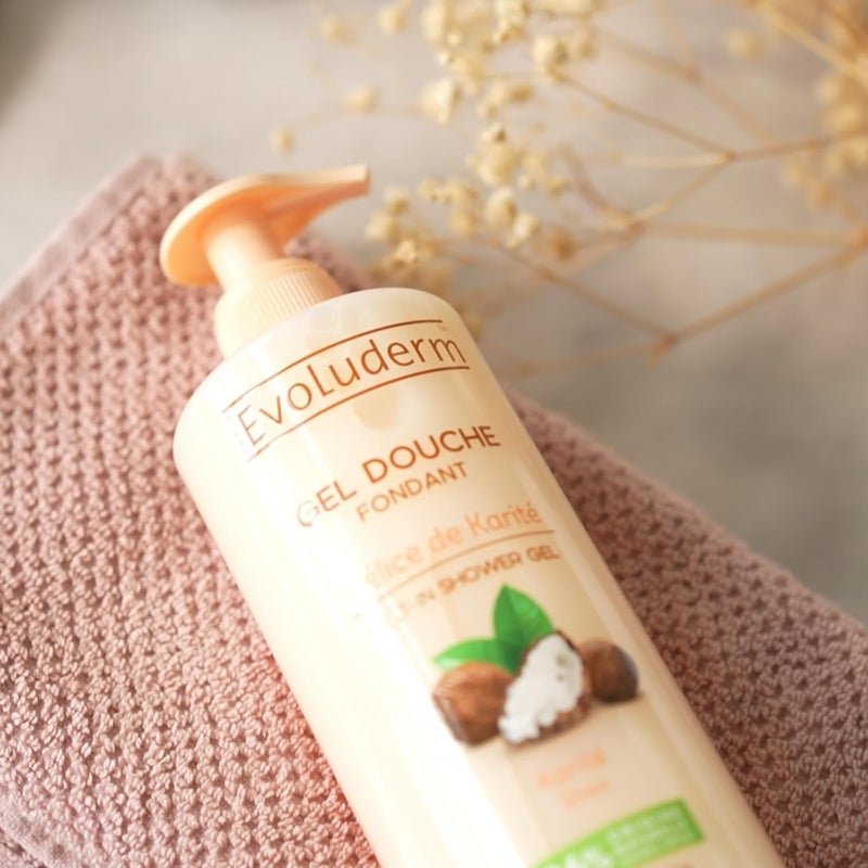 Evoluderm MeltIn Shea Butter Shower Gel  500 ml  Nourishes  Restores Dry Skin  Paraben Free  Vegan - Image 3