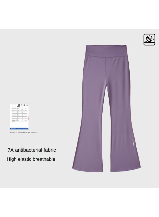 Babu Bean 【7a Antibacterial، Four-way Stretch】بناطيل يوجا ضيقة ممددة ومرنة للبنات ذات المقاسات المتوسطة والكبيرة لفصل الربيع والخريف - Image 4