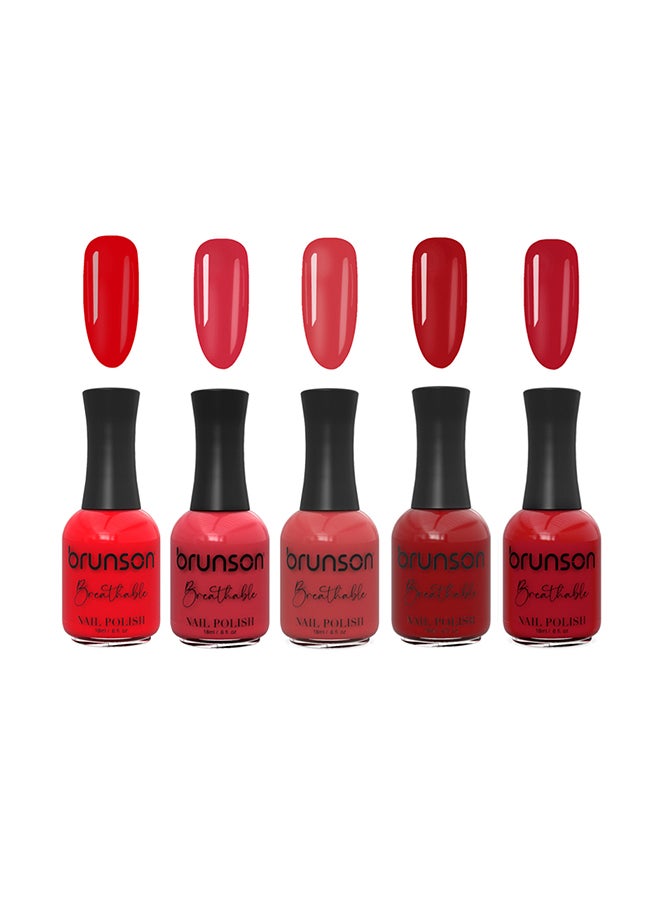 brunson Breathable Nail Polish Halal nail polish Wudu friendly Quick-Dry Vegan long lasting but easy peel off   18ml BRA01