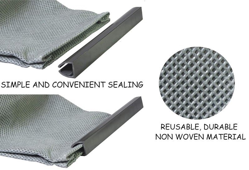 RODAK RODAK Vacuum Cleaner Dust Bag Compatible with American Micronic AMIVCC1600WDx AMIVCC1400 WDx and AMIVC110Dx Washable and Reusable Imported  - Image 5