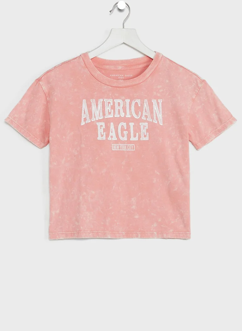 American Eagle Kids Acid Wash T-Shirt