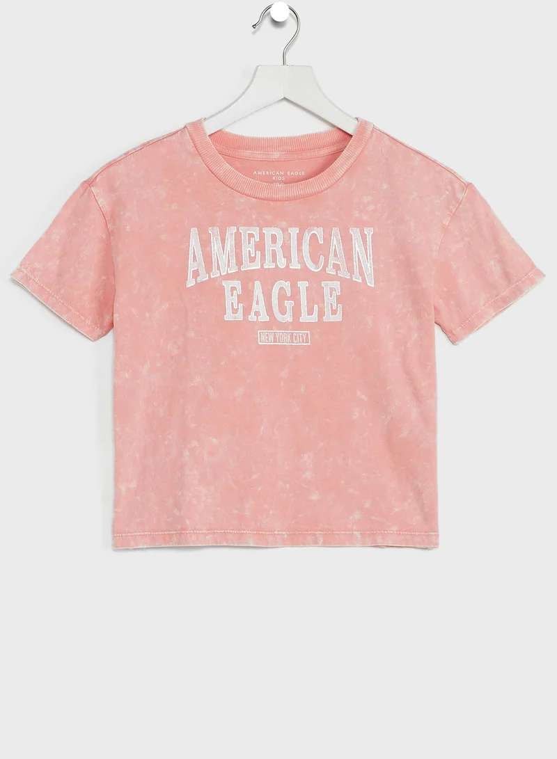 American Eagle Kids Acid Wash T-Shirt