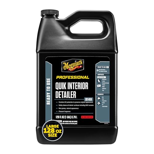 Meguiar's D14901 Detailer Quik Interior Detailer 3.79L safely cleans all interior surfaces - Image 1