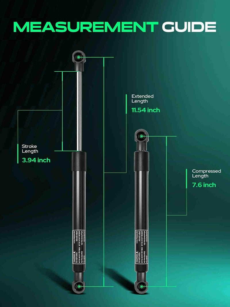 YHTAUTO Set of 2 Front Hood Lift Support Struts Gas Spring Shock for Land Rover Range Rover 2003-2012 - Image 4