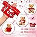Glimin 4 Pcs Stuffed Bear Animals Toys with Doll Clothes 12 Inch Cute Plush Bear Gifts with Removable Sweater Hoodie for DIY Plush Dolls Change Clothes Birthday Graduation GiftValentine - Image 4