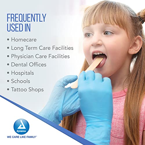 Dynarex Tongue Depressors, Sterile, 5.5" Junior-Sized Length, Made from Beige Birch Wood, Comes in Peel-Down Patches, 1 Box of 100 - Image 3