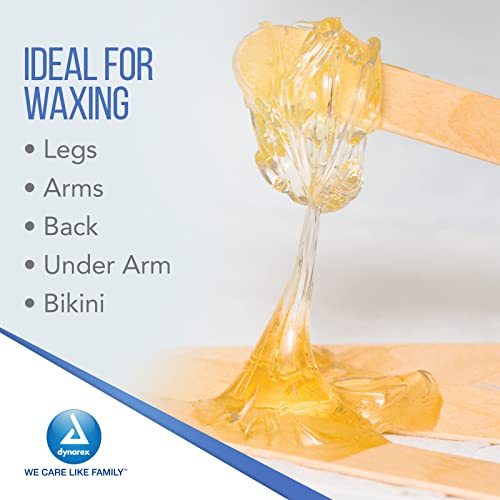 Dynarex Tongue Depressors, Sterile, 5.5" Junior-Sized Length, Made from Beige Birch Wood, Comes in Peel-Down Patches, 1 Box of 100 - Image 4