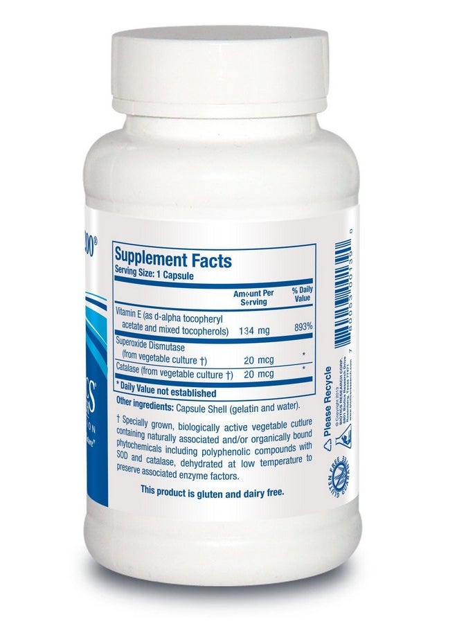 BIOTICS Research Emulsion 200© Emulsified Enhanced Absorption Vitamin E Mixed Tocopherols Antioxidant Cardiovascular Health Immune Support 90 Caps  - Image 3