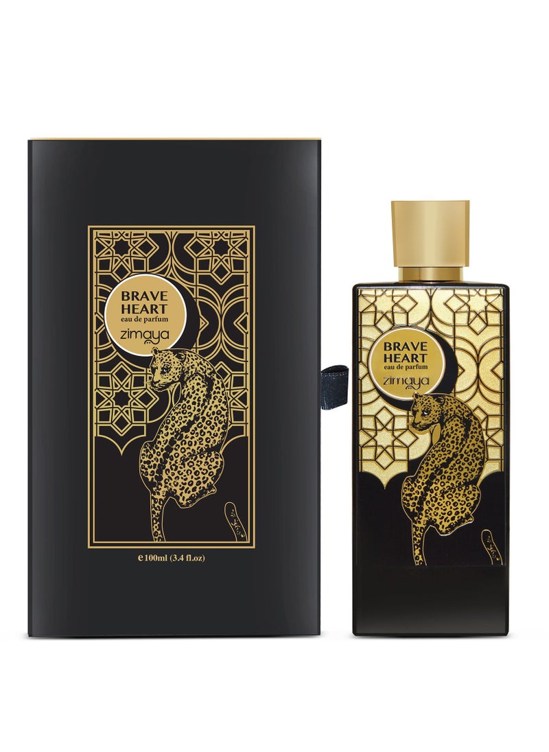 zimaya Brave Heart Unisex Eau De Parfum, 100ML  - Image 2