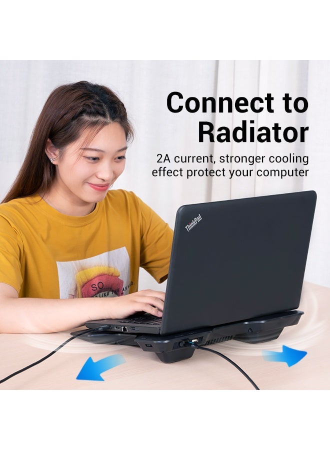 VENTION USB 2.0 A Male to A Male  Cable 0.25M Black PVC Type Model # COJBC - Image 2