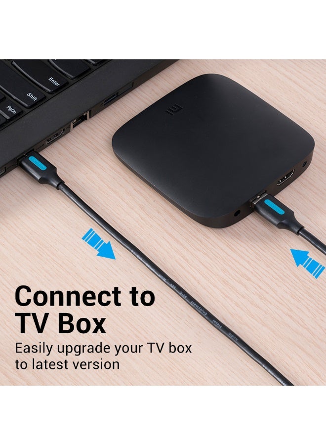 VENTION USB 2.0 A Male to A Male  Cable 0.25M Black PVC Type Model # COJBC - Image 3