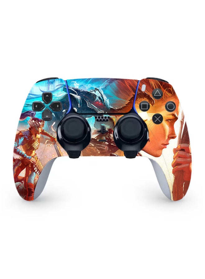 Loquat PS5 Elite Handle Sticker PS5 EDGE Handle Protective Film Frosted Without Glue Personality Scratch-proof Cartoon Sticker-Color:PS5Edge-0555 - Image 3