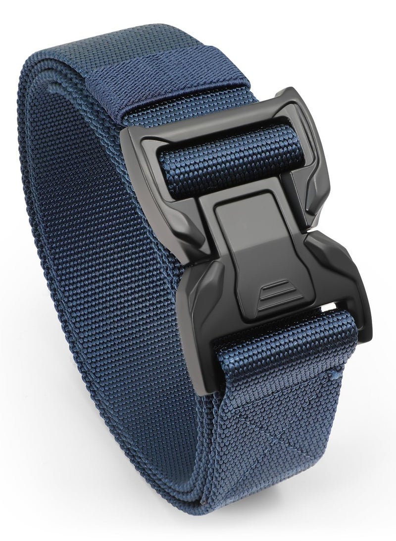 Excefore Men's Tactical Belt, Nylon Military Web Belts for Men with Black Buckle for Cargo Shorts  - Image 1