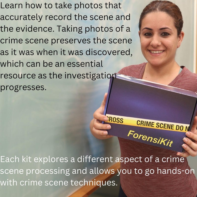 Crime Scene مجموعة التصوير الجنائي Evidence Photography ForensiKit استكشاف تقنيات المعالجة - Image 3