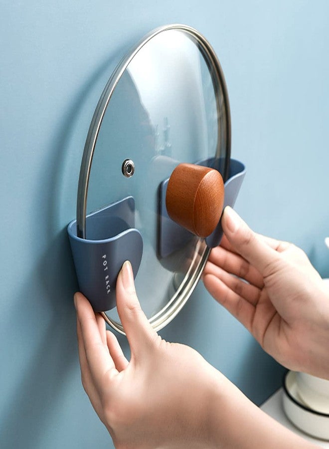 DOERDO DD 6 Pairs Wall Mount Pot Lid Organizer, Cabinet Door Pot Hangers, Adjustable Lid Holder for Kitchen Wall - Image 5