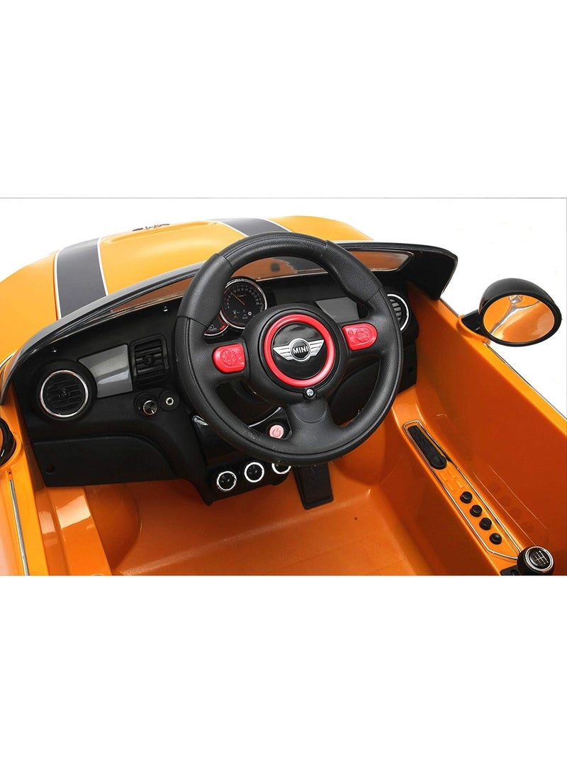 Mini Cooper Car Orange 656R - Image 2