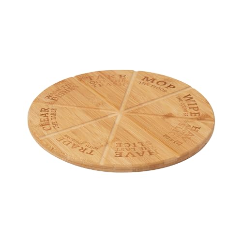 Maison Sucasa Pizza Board, Premium Bamboo Serving Tray, Perfect for Homemade Pizzas and Appetizers - Image 1