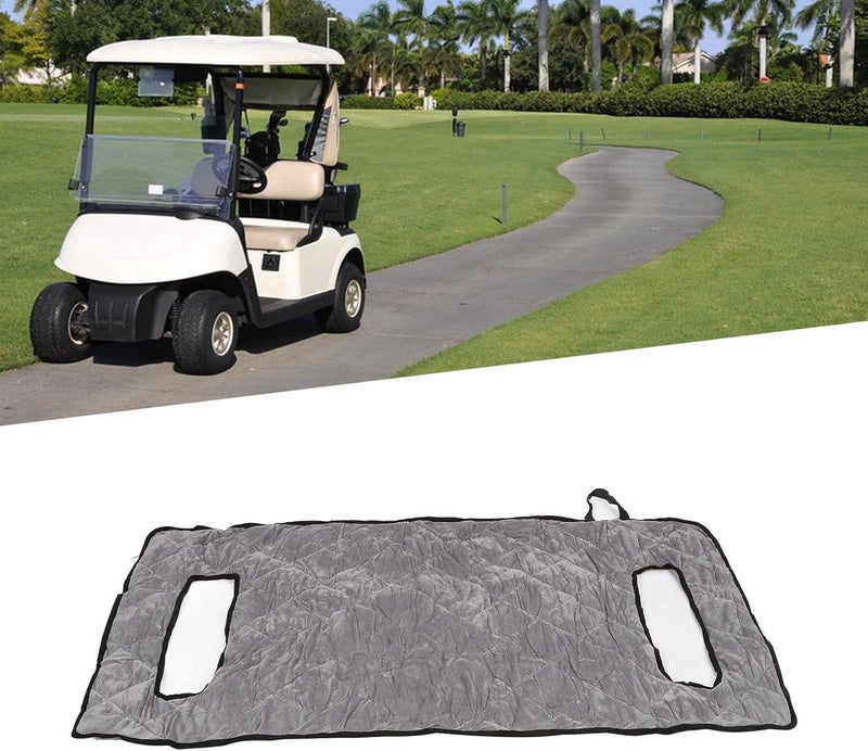 klarako Golf Cart Seat Covers for Club Club Car, Golf Cart Accessories Club Car Seat Cover Oxford Fabric Cart Seat Cover Blanket Waterproof Breathable Front Seat Cover Set Bench Seat Protectors for Outdoor - Image 3