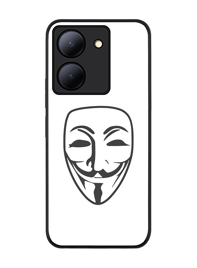 Stylizedd Rugged Black Edge case for Vivo Y36 / Vivo Y36 5G, Slim fit Soft Case Flexible Rubber Edges Anti Drop TPU Gel Thin Cover - Vendetta - Image 1