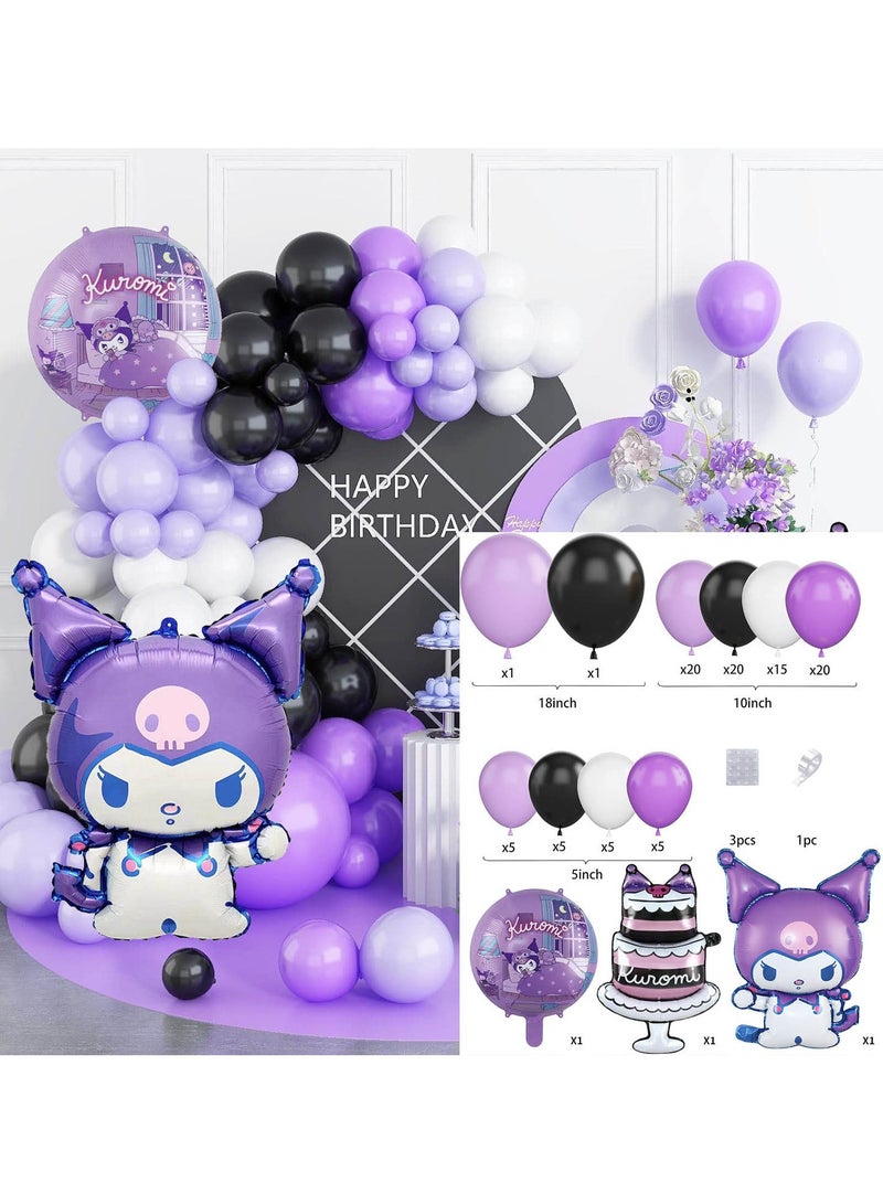 HIHILOOK Kulomi Birthday Party Balloon Arch Kit