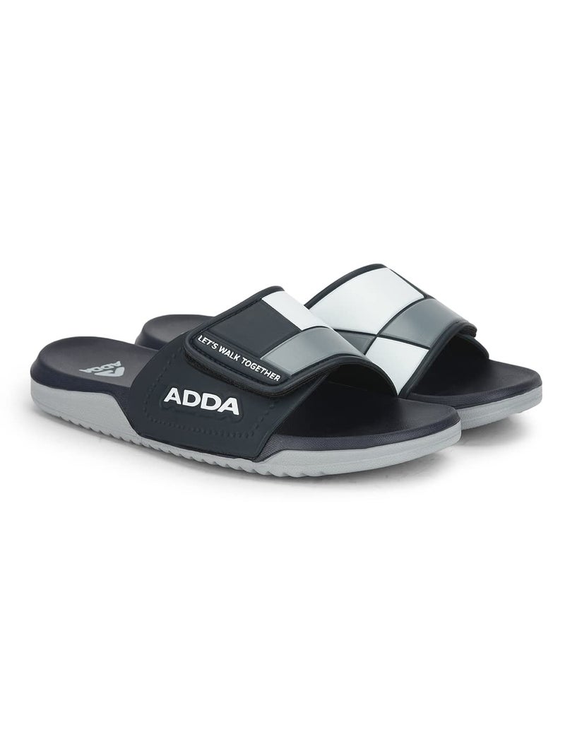 Adda GRAPHIC || Durable & Comfortable || 2D Sole || Skid Resistant || Lightweight || Soft and Comfortable Footbed || Outdoor Slipper || Special Soft || Sliders for Men - Image 4