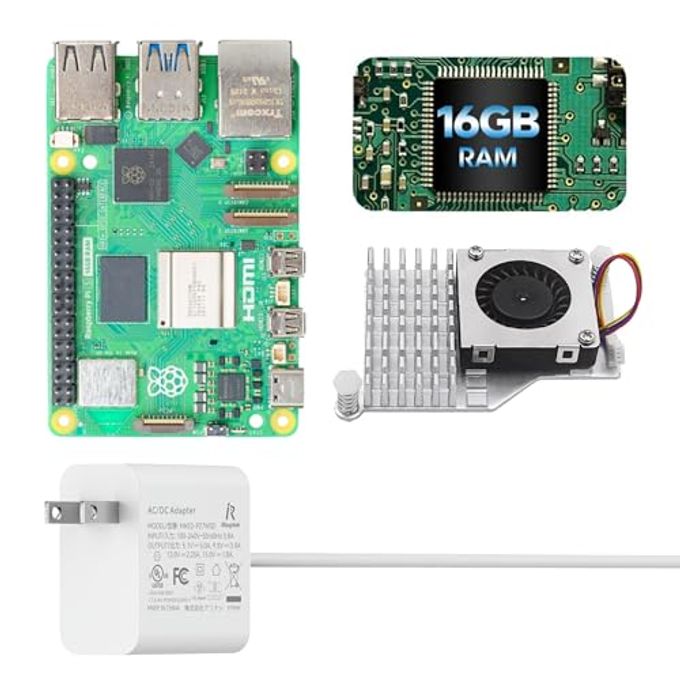 irasptek Irasptek Basic Kit For Raspberry Pi 5 16GB Z3D243559FD05DC4ADF53Z