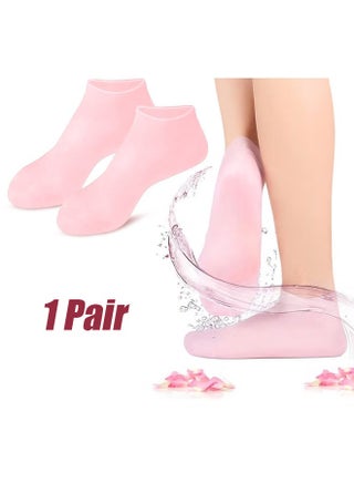 Waterproof Silicone Socks for Women, Moisturizing Foot Socks, Soft Gel Socks, Aloe Socks, Women Spa Pedicure Socks for Repairing Dry Feet, Cracked Heel and Softening Rough Skin, Calluses - pzsku/Z3D244951F13BC2BC82FEZ/45/_/1733469925/cafe1629-3827-430e-b45e-a9716ed7cccf