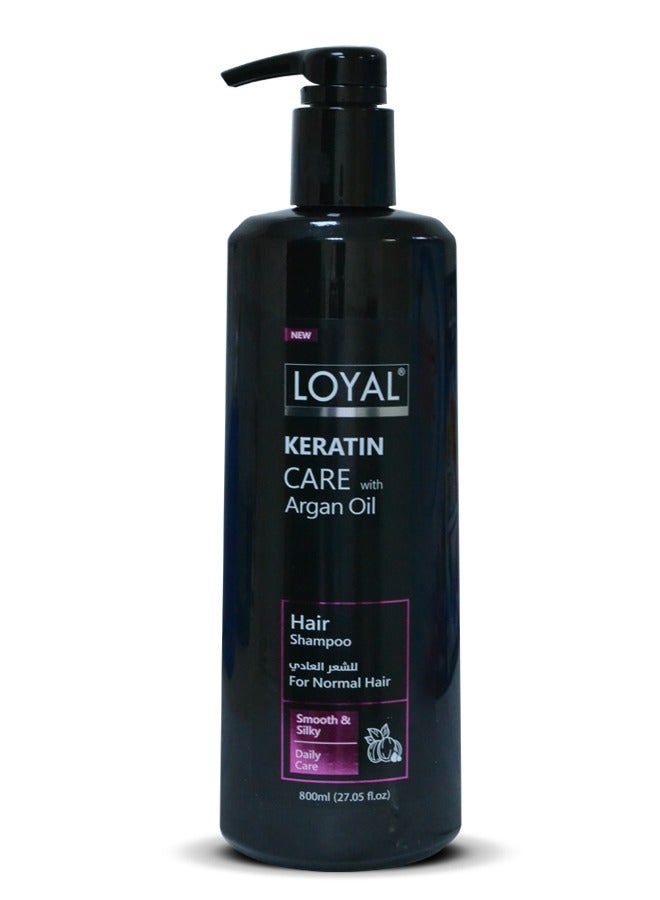 loyal Keratin Care Hair Shampoo Argan Oil 800ml - Image 1